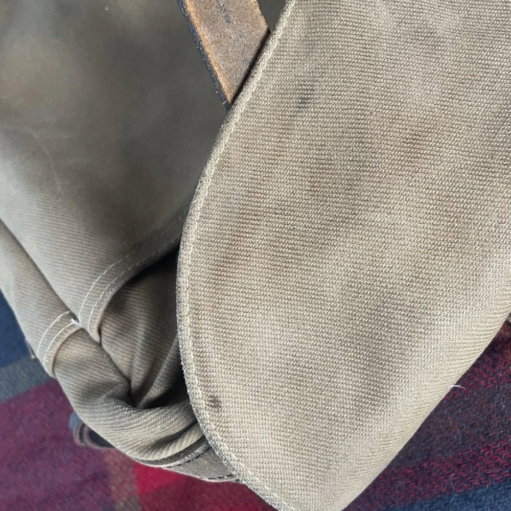 Filson 257 Rugged Twill Large Briefcase w/ Lock | Talon Era | Made In USA | Rare
